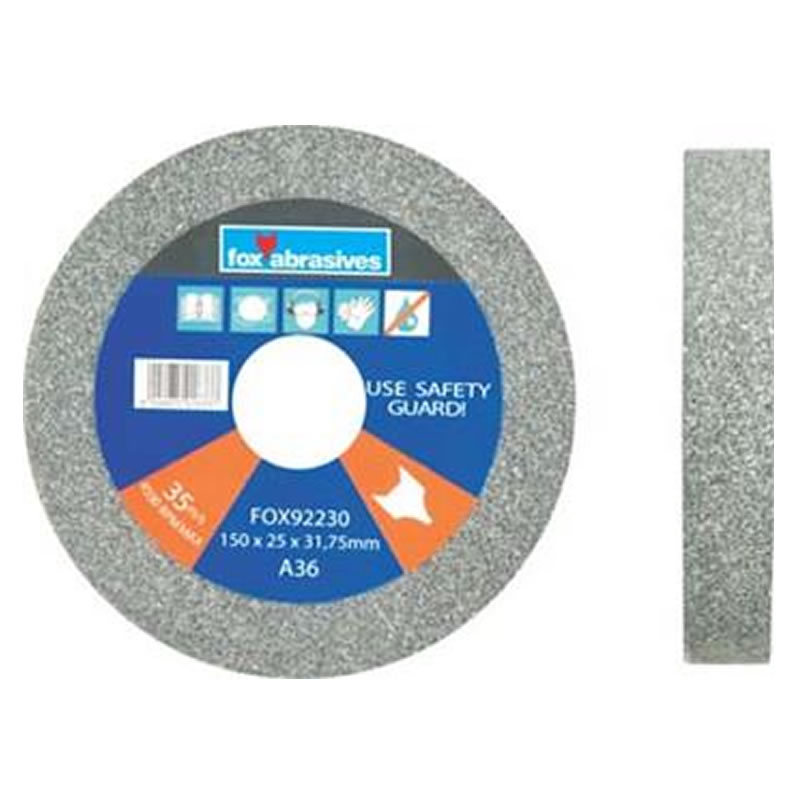 ABRASIVES FOX GRIND WHEEL 150X25X31 A36